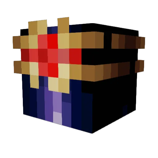 PulseQuantum Minecraft avatar head, 3D render