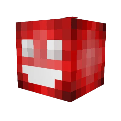 Pulseii Minecraft avatar head, 3D render