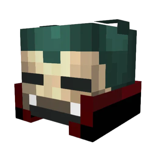Pumalol69 Minecraft avatar head, 3D render
