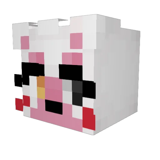 Pumkiwi Minecraft avatar head, 3D render