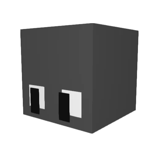 PumpKank Minecraft avatar head, 3D render