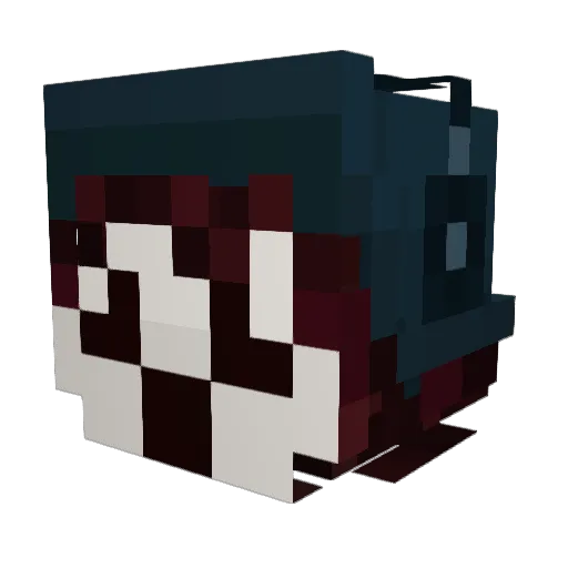 Pumpk1n_h34d Minecraft avatar head, 3D render