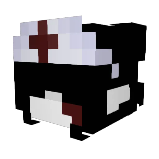 PumpkinBelt Minecraft avatar head, 3D render