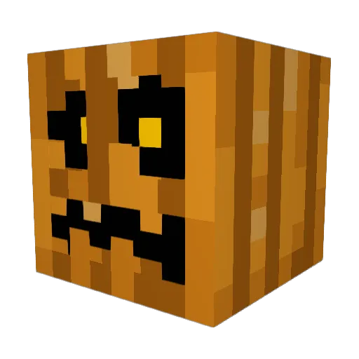 PumpkinIceSpiceD Minecraft avatar head, 3D render