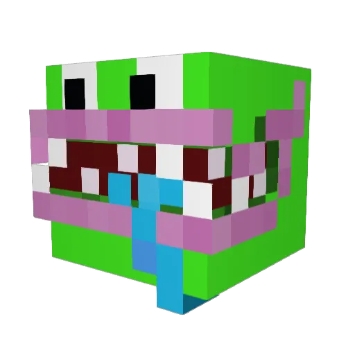 PumpkinInk42080 Minecraft avatar head, 3D render