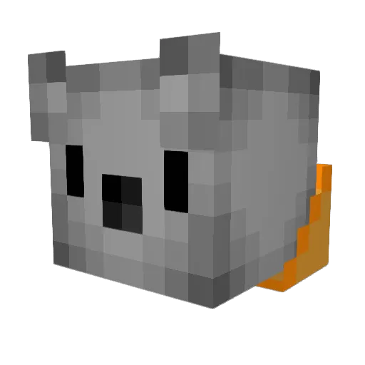 Minecraft-Avatar von PumpkinKoala: Kopf als 3D-Render