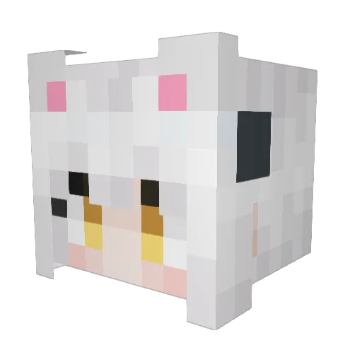 PumpkinManBlue Minecraft avatar head, 3D render