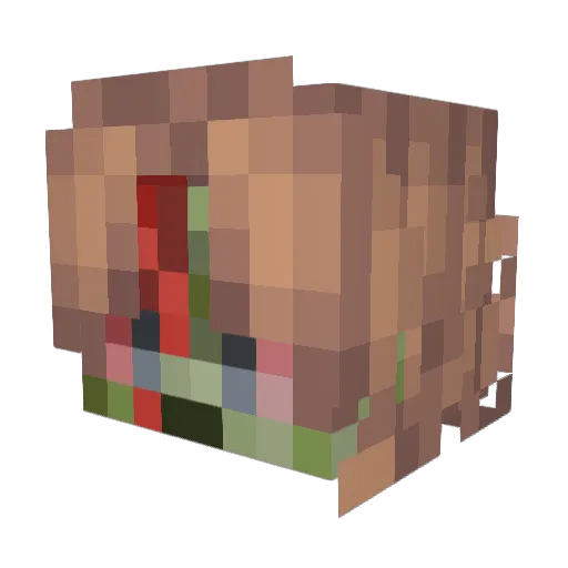 PumpkinSpiceJig Minecraft avatar head, 3D render