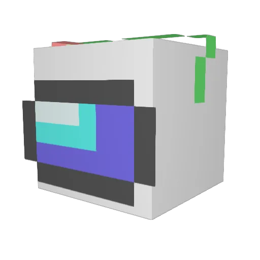 Pumpkin_King27 Minecraft avatar head, 3D render