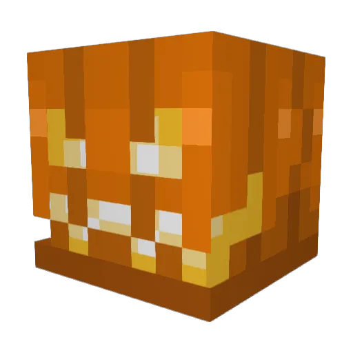 Pumpkin_Mafia Minecraft avatar head, 3D render