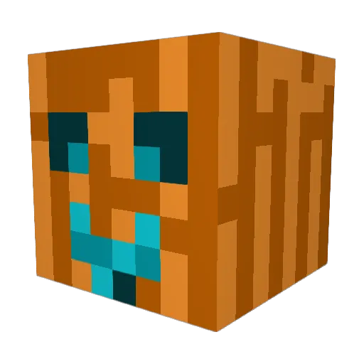 Pumpkin_Maniac Minecraft avatar head, 3D render