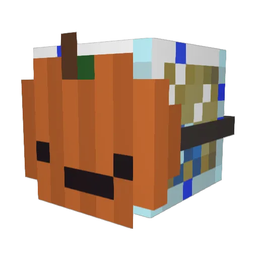 Pumpkin_Spice23 Minecraft avatar head, 3D render