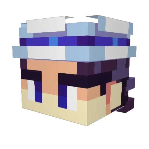 Pumpkin_Warrior0 Minecraft avatar head, 3D render