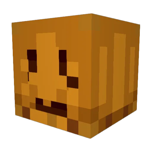 Pumpkin_p1e Minecraft avatar head, 3D render