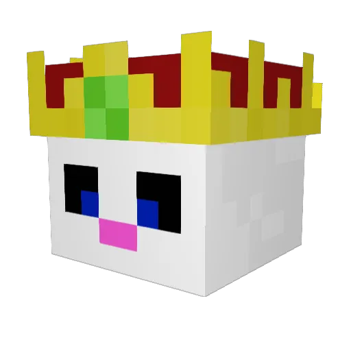 Pumplow Minecraft avatar head, 3D render