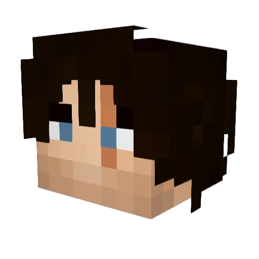 Pumpsupply Minecraft avatar head, 3D render