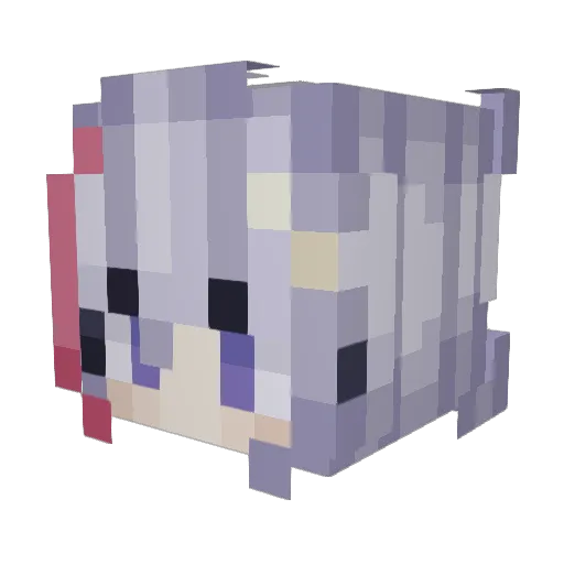 PumpuiS Minecraft avatar head, 3D render