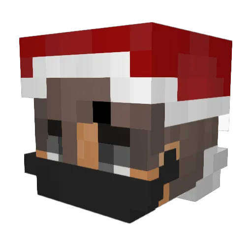 Pumskilinus Minecraft avatar head, 3D render