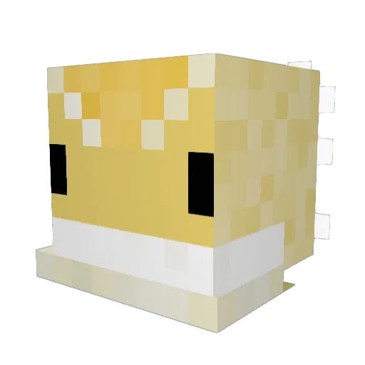 PunZilla Minecraft avatar head, 3D render