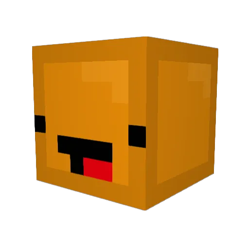 PuncakeKing89 Minecraft avatar head, 3D render