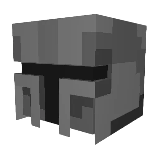 Punch884 Minecraft avatar head, 3D render