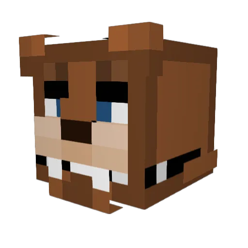PunchkeyOriginal Minecraft avatar head, 3D render