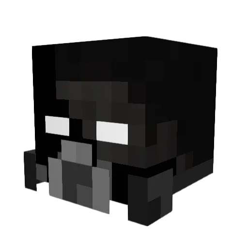 PunchyLP Minecraft avatar head, 3D render