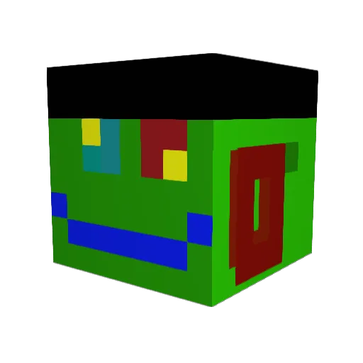 PundsAFK30 Minecraft avatar head, 3D render