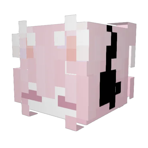 Punee_bii Minecraft avatar head, 3D render