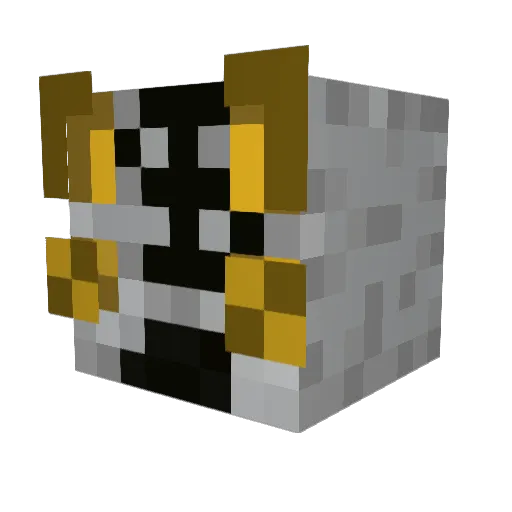 Punishing_birdd Minecraft avatar head, 3D render