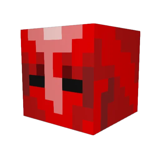 PunkSyndicalist Minecraft avatar head, 3D render