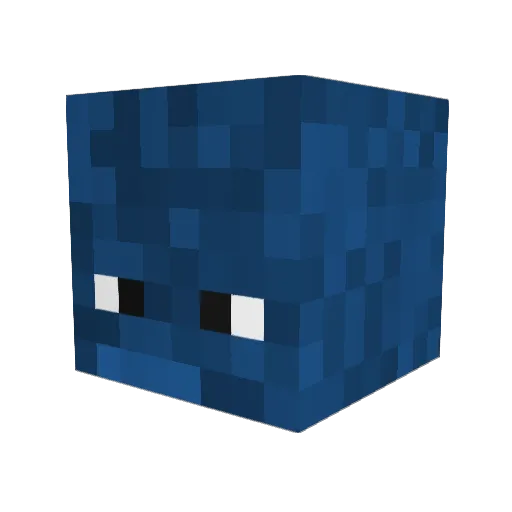 Punkiam7 Minecraft avatar head, 3D render