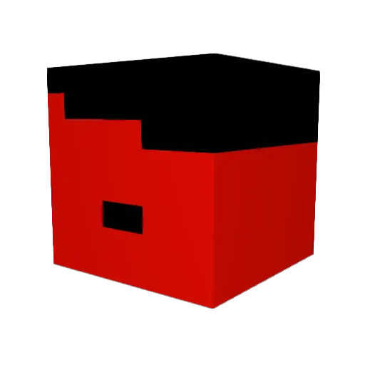 PunktK0mma Minecraft avatar head, 3D render