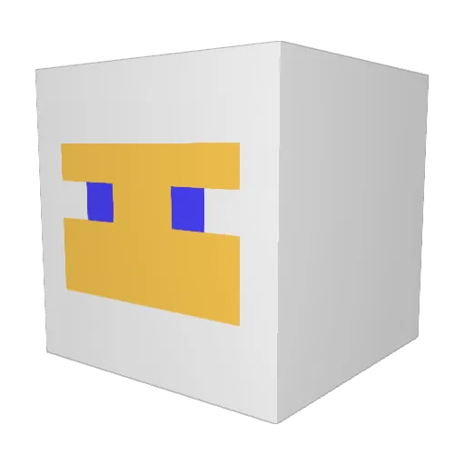 Punmaster3 Minecraft avatar head, 3D render