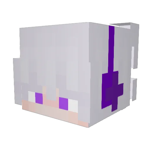 PunserTH Minecraft avatar head, 3D render