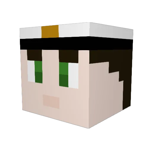 Punter603 Minecraft avatar head, 3D render