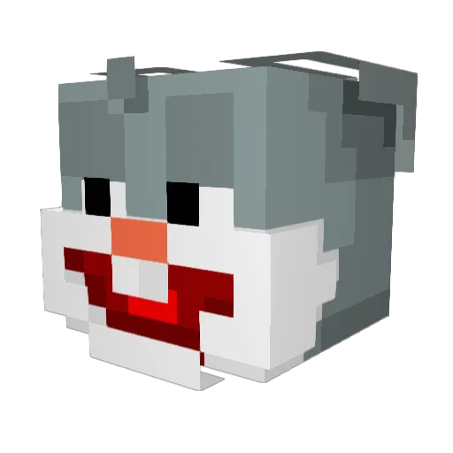 Punza1 Minecraft avatar head, 3D render