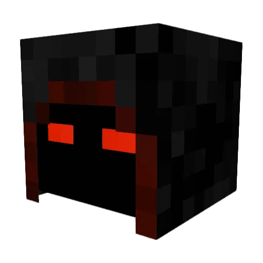 Pup_Luna Minecraft avatar head, 3D render
