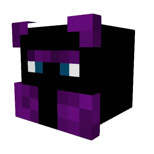 Pup_Tsuki Minecraft avatar head, 3D render