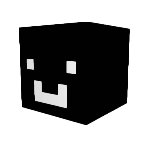 PupleBed Minecraft avatar head, 3D render