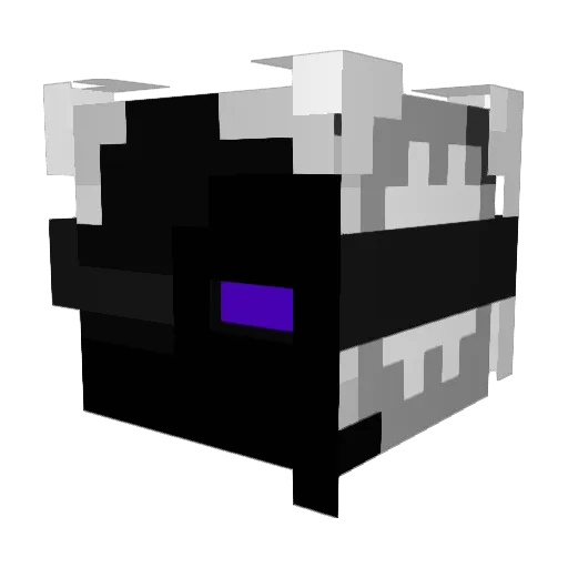 PuppetKillz Minecraft avatar head, 3D render