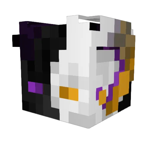 Puppetmaster0011 Minecraft avatar head, 3D render