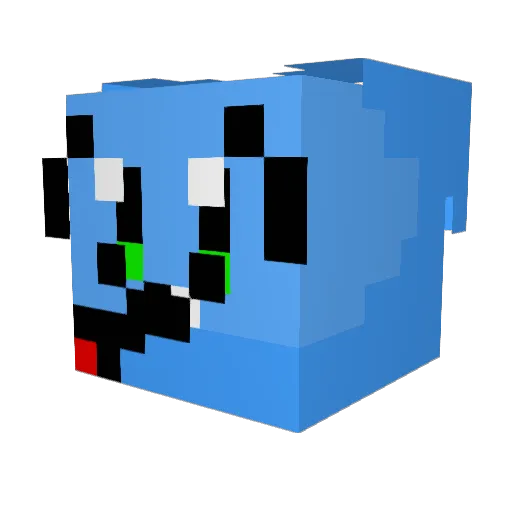 PuppyGamer2000 Minecraft avatar head, 3D render
