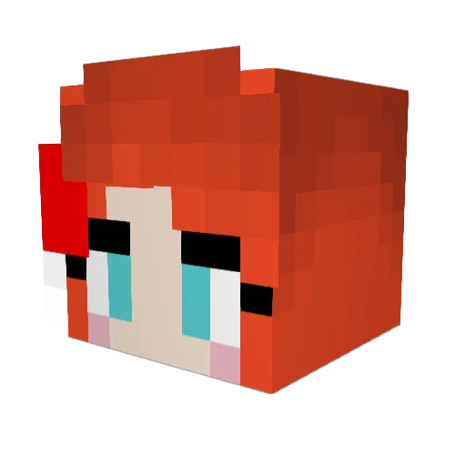 Puppy_365 Minecraft avatar head, 3D render