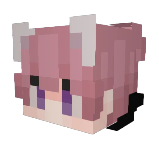 Puppy_X3 Minecraft avatar head, 3D render
