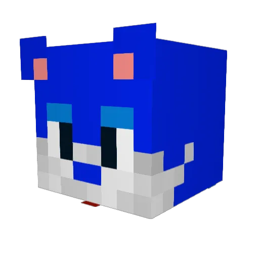 Puppyfang123 Minecraft avatar head, 3D render