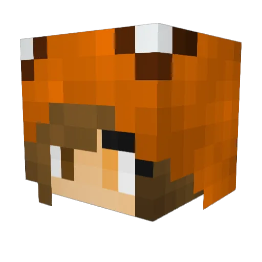 Puppylover10387 Minecraft avatar head, 3D render