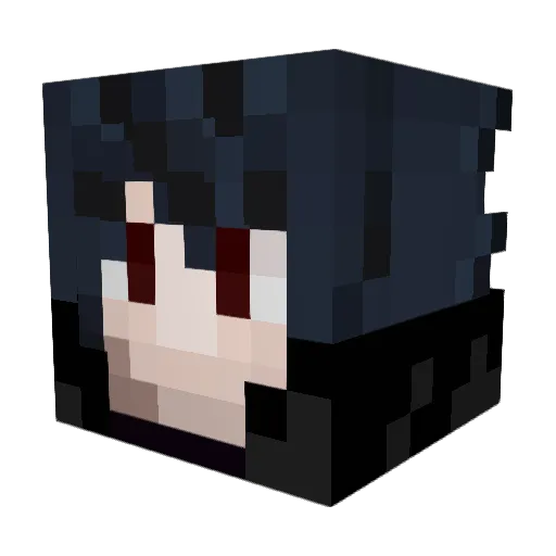 Pur3Fr33dom Minecraft avatar head, 3D render