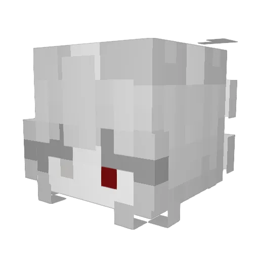 PureGreed Minecraft avatar head, 3D render