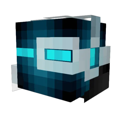 PureHarry Minecraft avatar head, 3D render